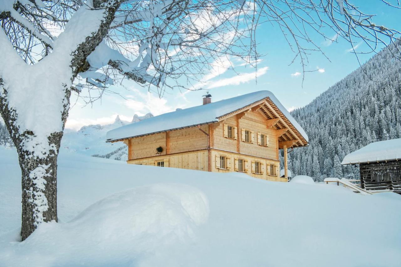 Chalet Berghaus Gauertal Schruns Bagian luar foto